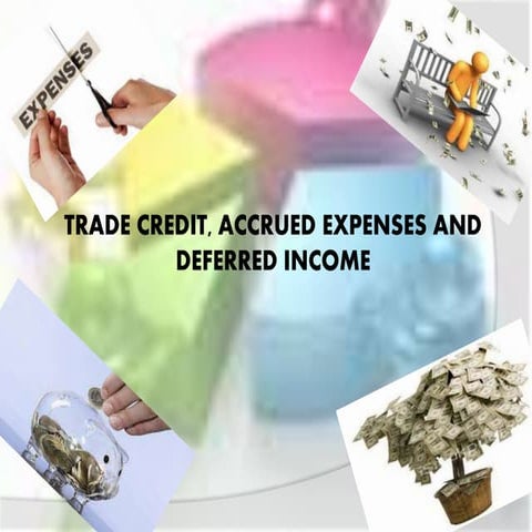 TRADE CREDIT, ACCRUED EXPENSES AND DEFERRED INCOME