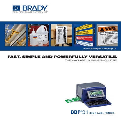 BBP31 Brochure, Pricing and parts list