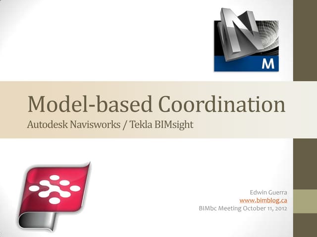 BIM Construction Scheduling 4D Simulation in Navisworks | PPTX