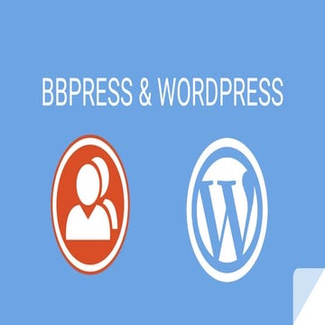 BBPress &  WordPress | Mafaldida