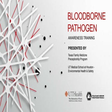 TFMPP Bloodborne Pathogens Training