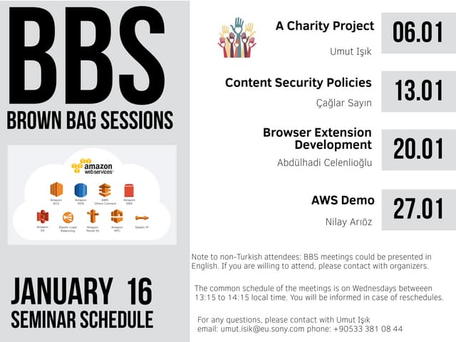 BBS Flyers 01/2016