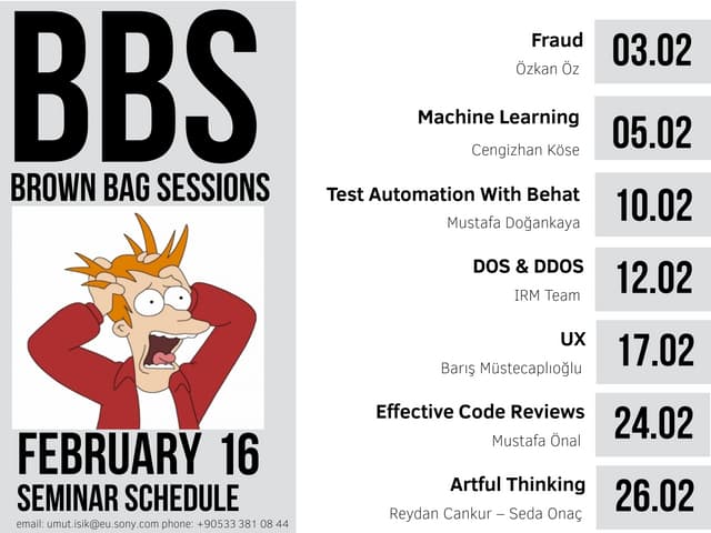 BBS Flyers 02/2016