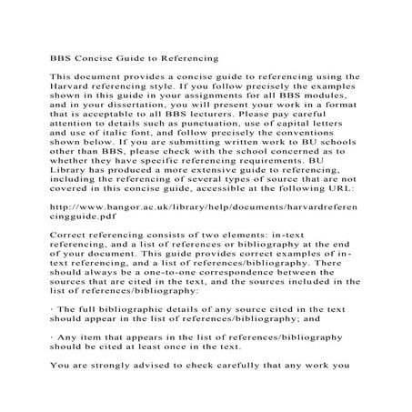 BBS Concise Guide to ReferencingThis document provides a conci.docx