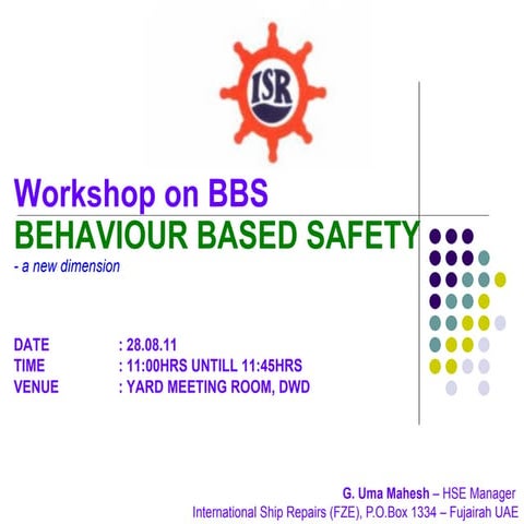 BBS Presentation by Uma Mahesh