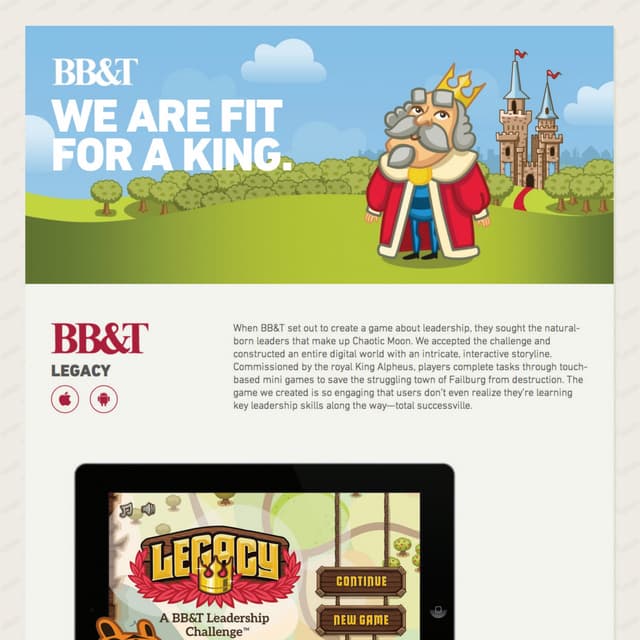 Gamifying BB&T's Leadership Challenge | PDF