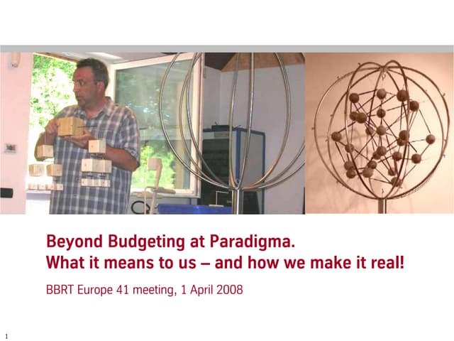 BetaCodexC1 - Case Study "Paradigma" on Transformation