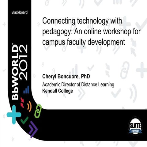 Bb w2012 boncuore-connecting technology with pedagogy