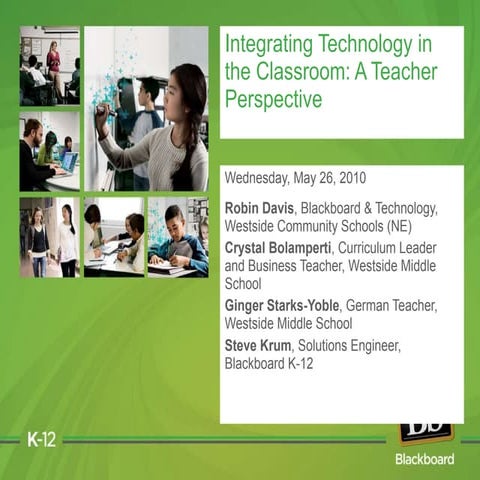 Integrating Technology in the Classroom: A Teacher Perspective