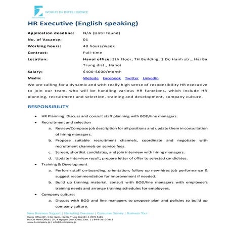 HR Executive | PDF