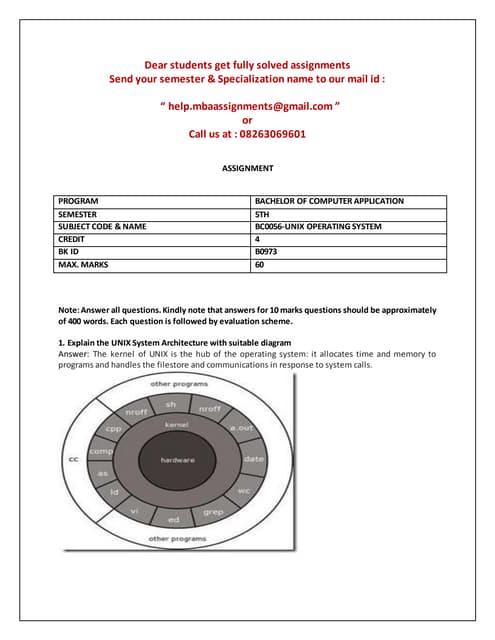 Bc0056   unix operating system