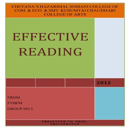 effective reading