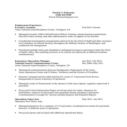 HQDA Introductory Brief to the EITF | PDF