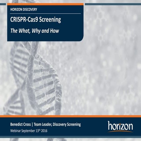 CRISPR Screening: the What, Why and How