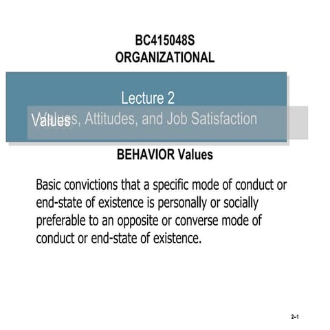 organizational behavior