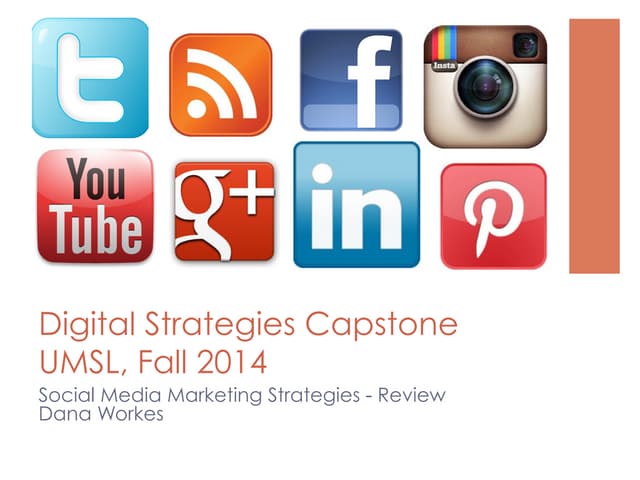 UMSL Capstone Presentation_Social Media Review_Dana Workes 12.5.2014