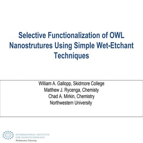 Will- 2012 REU Symposium Presentation