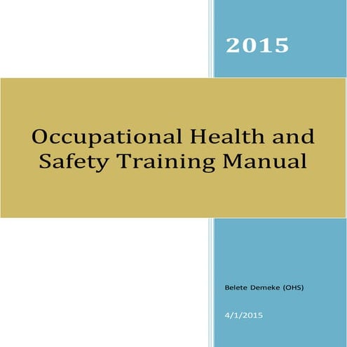 OHS Training Manual