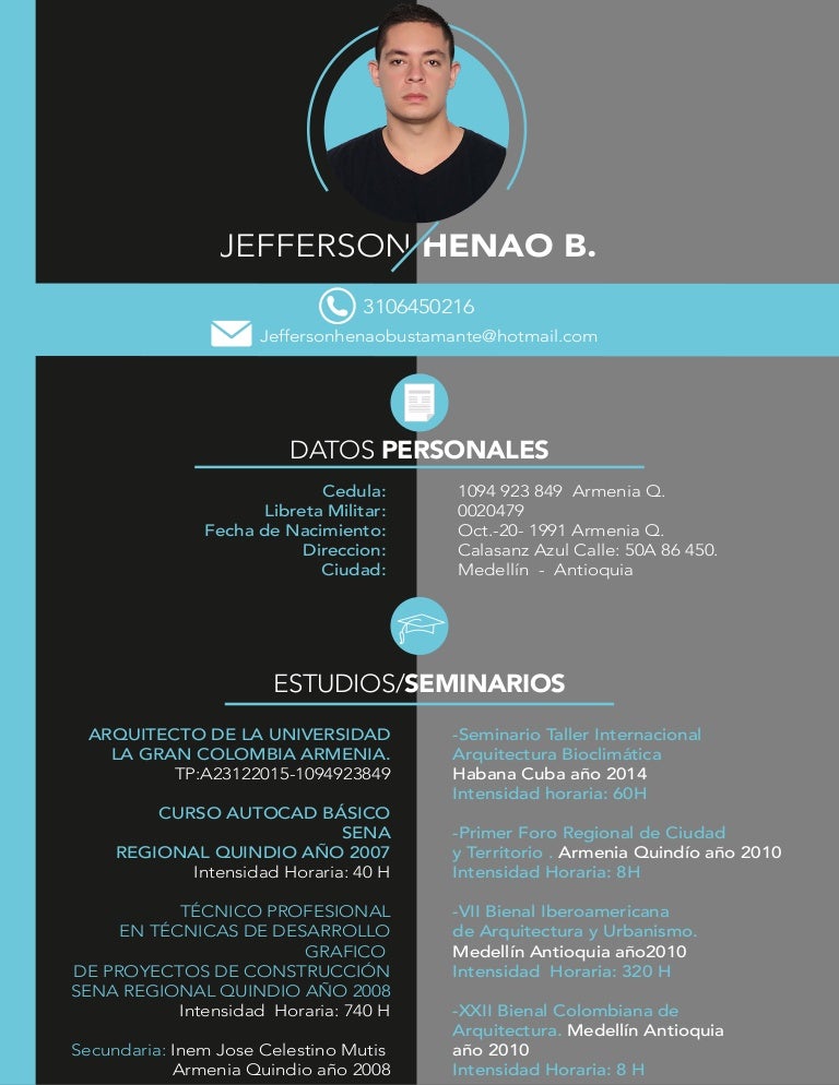 hoja de vida Jefferson Henao