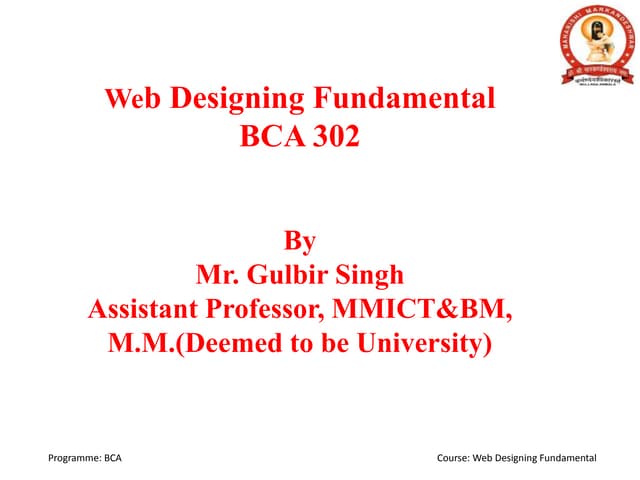 Basic Principles of website designing 