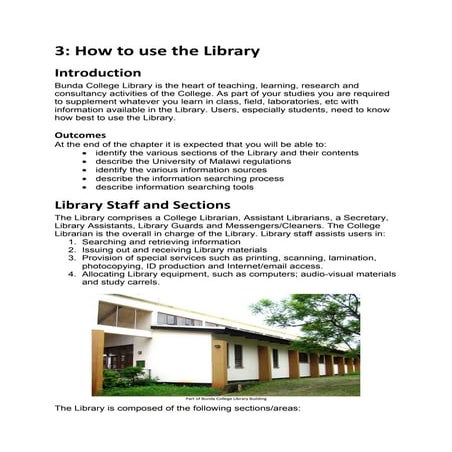 Using the Library (Word)