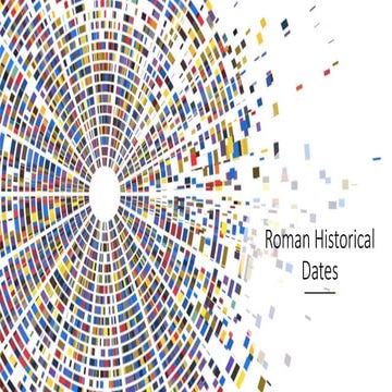 Bc ad ce bce roman history dates