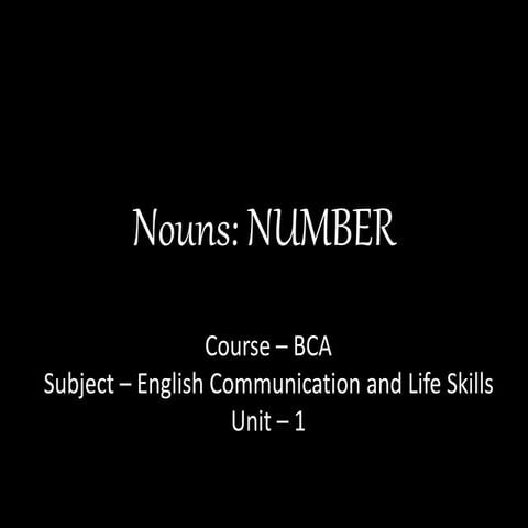 Bca i ecls_u-1.5_nouns number