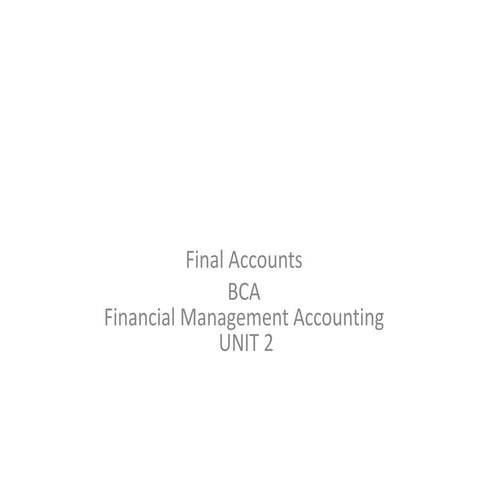 Bca i fma u 2 final account