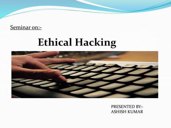 presentation on hacking | PPTX