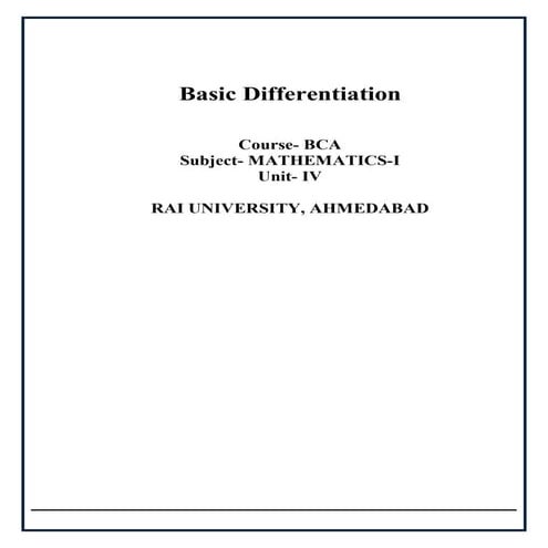 BCA_MATHEMATICS-I_Unit-IV