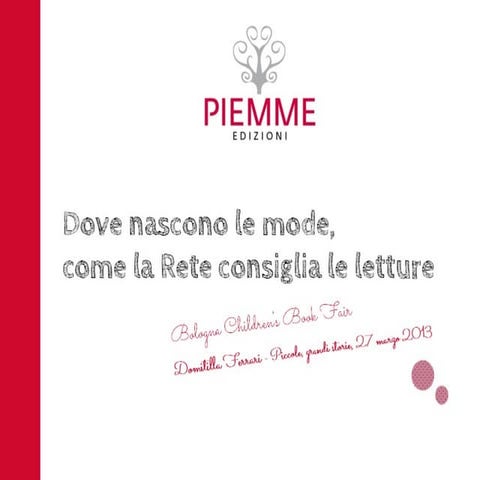 Come la Rete consiglia le letture 