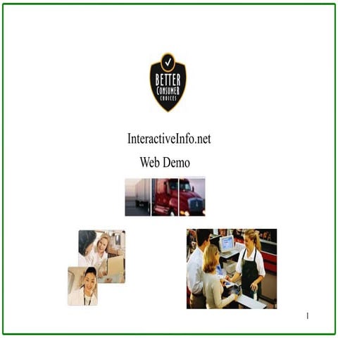 Better Consumer Choices Vendor Management System