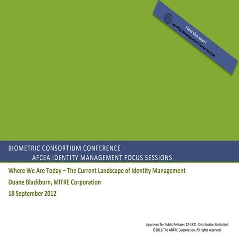 Where We Are Today – The Current Landscape of Identity Management