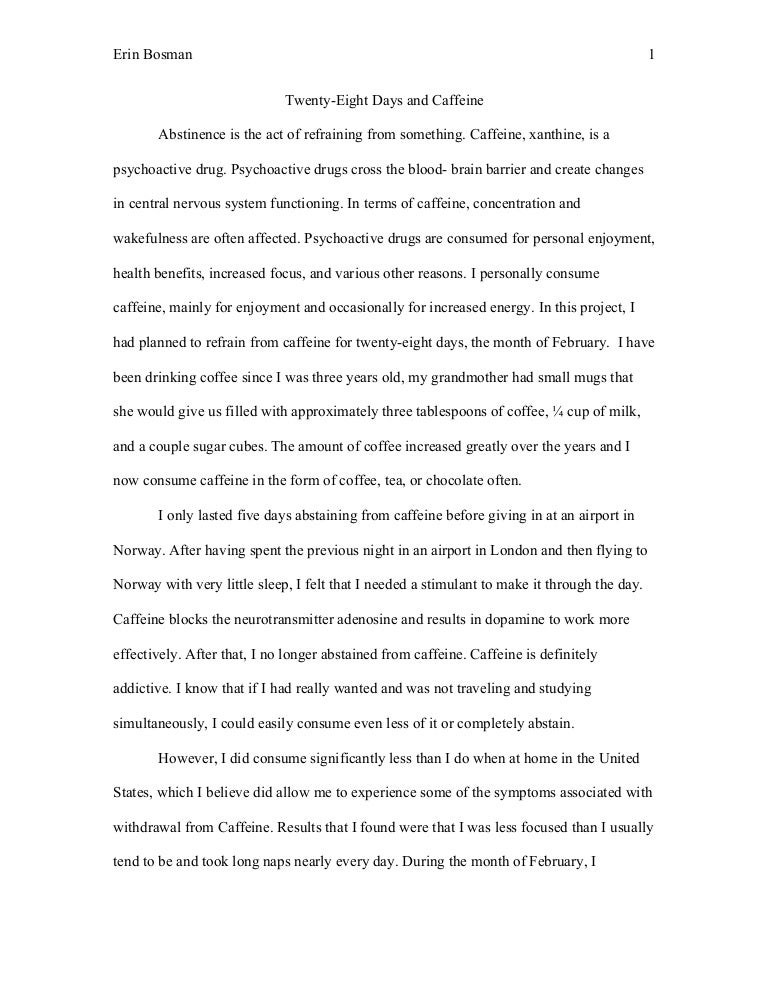 Abstinence essay
