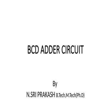 Digital logic design BCD Adder Circuits with 9's complement.pptx