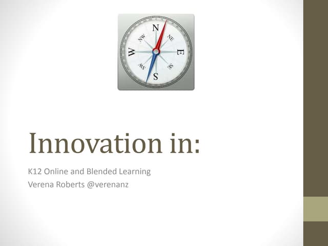 Innovation in k12 Education
