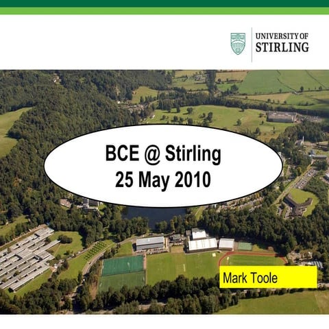 BCE @ Stirling: Mark Toole