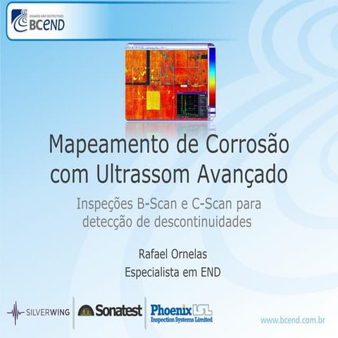 Mapeamento de Corrosão com Ultrassom Avançado