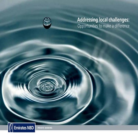 Addressing local challenges: Opportunities to make a difference