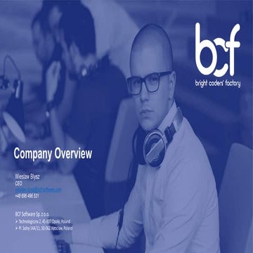 Bcf presentation 2018