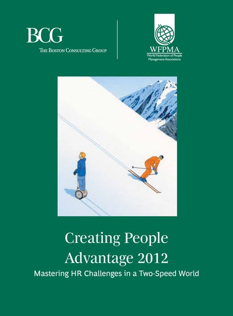 BCG creating people advantage 2012
