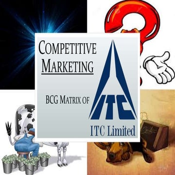 SWOT and BCG Matrix of ITC Company Competitive Marketing | PPTX