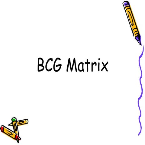 Bcg Matrix