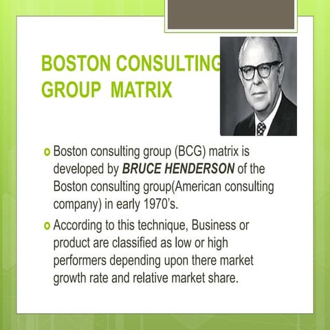 Bcg matrix