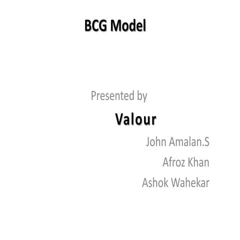 Bcg model