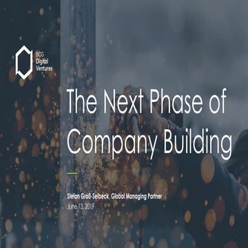 BCG Digital Ventures - NOAH19 Berlin