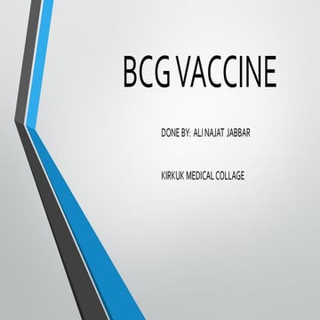 BCG vaccine