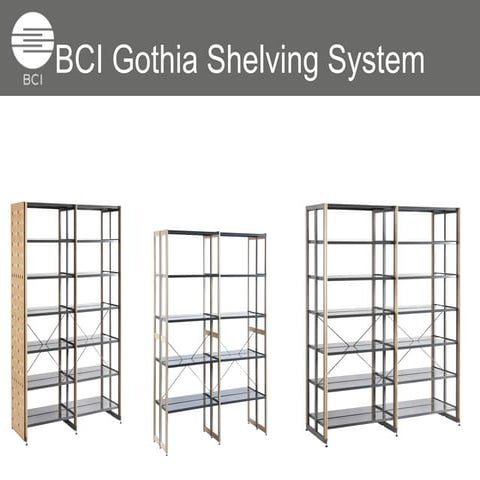Modern Library Shelving System: BCI Metis Presentation | PPT