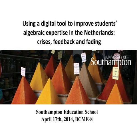 Presentation BCME8 April 17th 2014