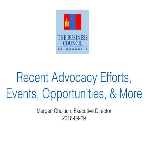 BCM Updates, 29 Sep 2016